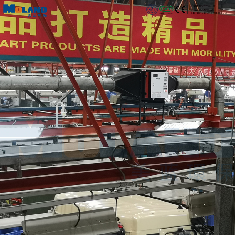 等離子廢氣處理設備-重汽現(xiàn)場案例