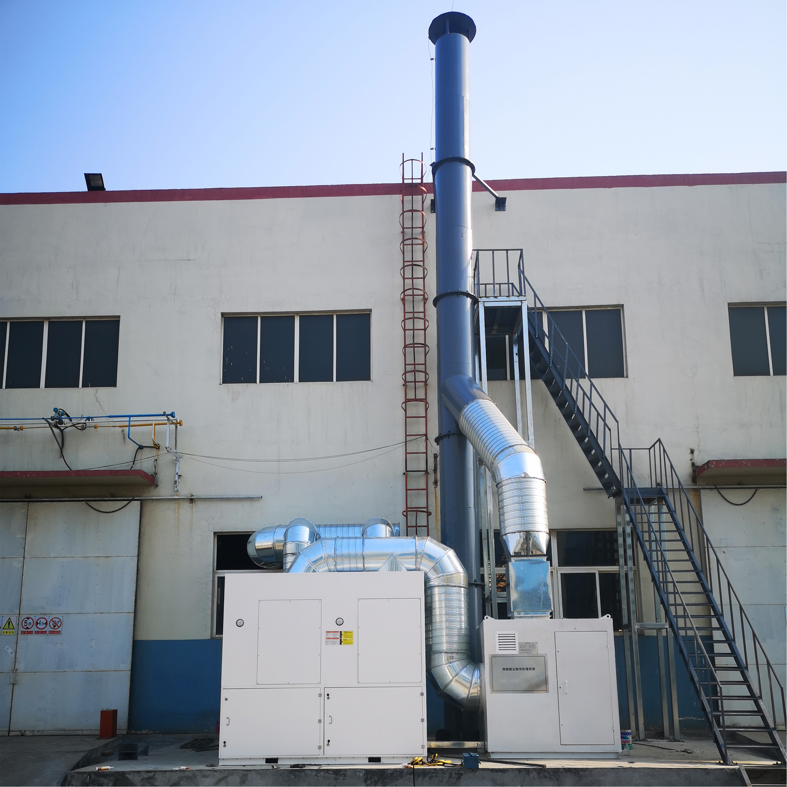 濰坊焊接除塵現場案例